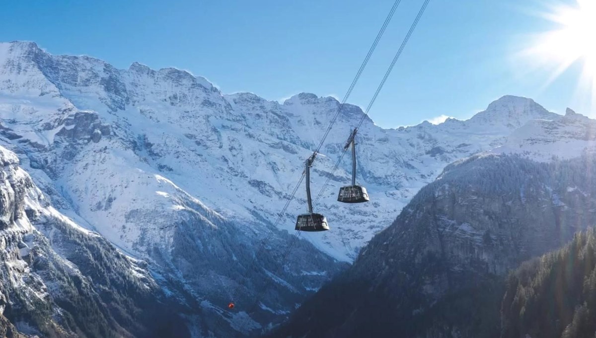 Dünyanın en dik teleferiği hizmete girdi: 4 dakikada Alpler’in zirvesinde