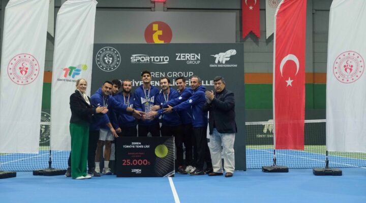 Türkiye Tenis Ligi’nde erkeklerde şampiyon TED Spor Kulübü oldu